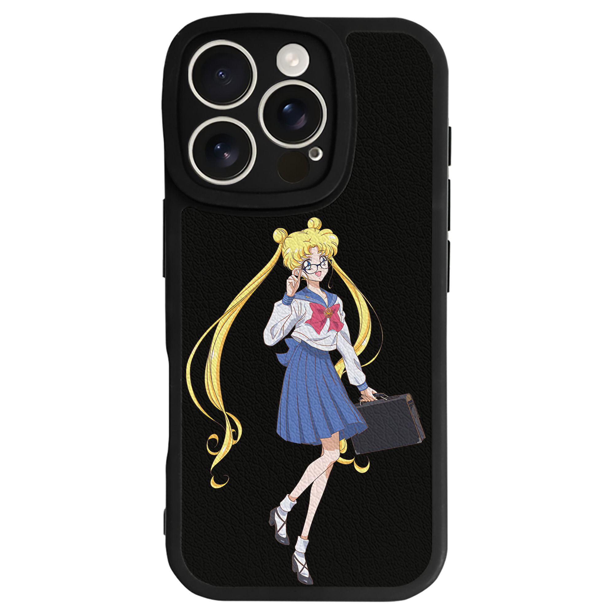 （画像用） 美少女戦士セーラームーン 愛野 美奈子 あいの みなこ Sailor Moon Aino Minako 【iPhone 16シリーズ対応】シリコンスマホケース（レザー調） 材質：シリコン
